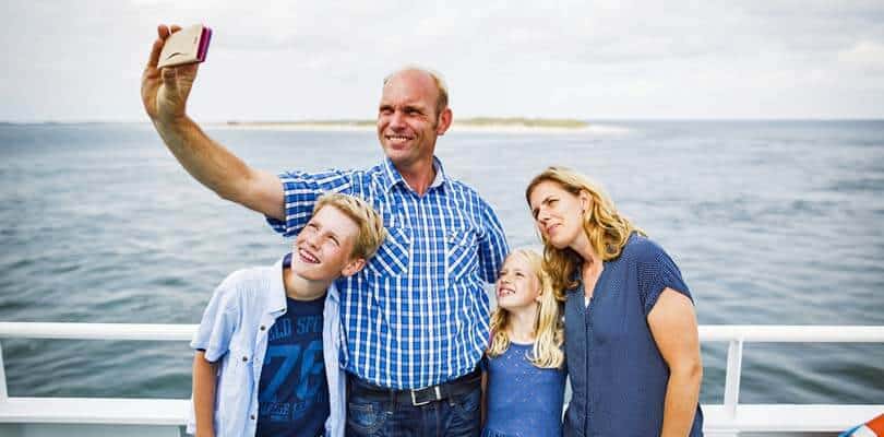 Die Fähre von Romo Dänemark nach Sylt