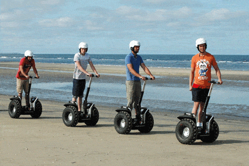 Segway auf Römö Strand